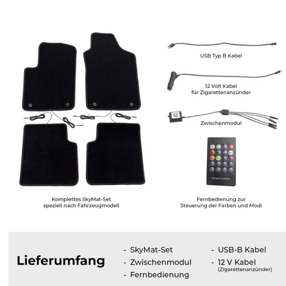 ShineMat - Die LED Autofußmatte
