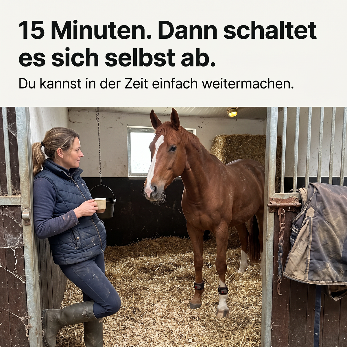 Lumivo – Rotlicht-Manschette für Huf & Fessel