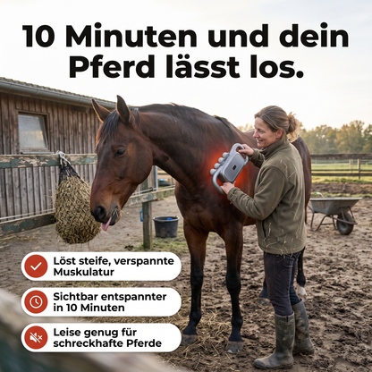 Halora – Das Rotlicht-Massagegerät für Pferde