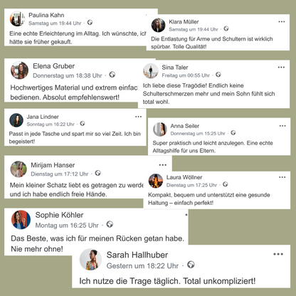 CuddlePack™ - Die Kleinkindtrage